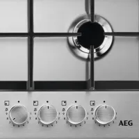Plită încorporabilă pe gaz AEG HGB64420SM Inox/ Inox photo 2