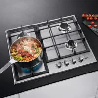 Plită încorporabilă pe gaz AEG HGB64420SM Inox/ Inox photo 5