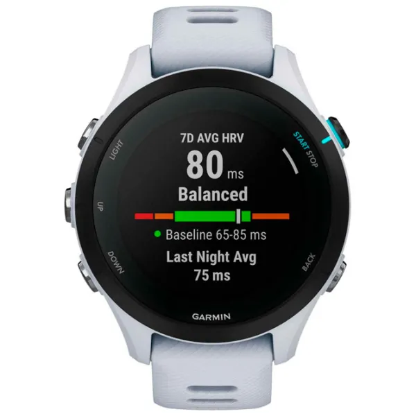 Ceas inteligent Garmin Forerunner 255S Music 1.1"/ 010-02641-33/ Whitestone White photo 2