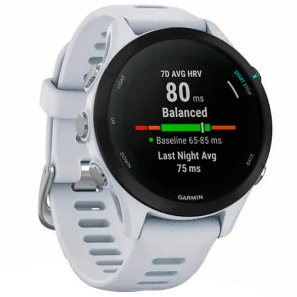 Ceas inteligent Garmin Forerunner 255S Music 1.1"/ 010-02641-33/ Whitestone White photo 3