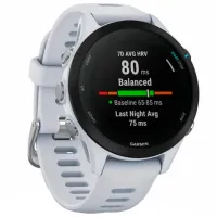 Умные часы Garmin Forerunner 255S Music 1.1"/ 010-02641-33/ Whitestone Белый photo 3