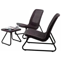 Set mobilă terasă Keter Rio Patio Aluminiu/ Plastic/ Plastic/ Brown photo 2