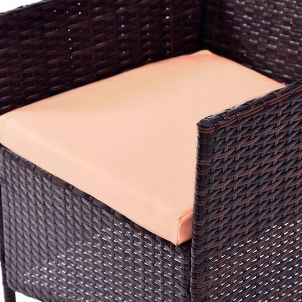 Set mobilă terasă Jumi OM-885943 Plastic/ Plastic/ Plastic/ Brown photo 3 Set mobilă terasă Jumi OM-885943 Plastic/ Plastic/ Plastic/ Brown photo 3
