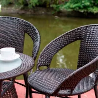 Set mobilă terasă Jumi OM-397170 Aluminiu/ Plastic/ Plastic/ Brown photo 4