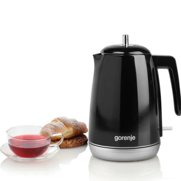 Электрочайник Gorenje K15RLBK 1.7л / Скрытый / Черный photo 5