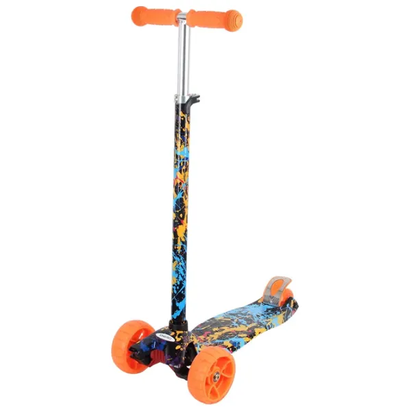 Trotinetă pentru copii cu trei roți Enero Maxi (384-001) 50 kg/ Orange photo 2