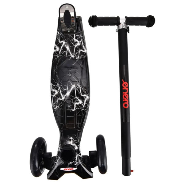Детский трёхколёсный самокат Enero Maxi (384-003) 50 кг/ Черный photo 2 Детский трёхколёсный самокат Enero Maxi (384-003) 50 кг/ Черный photo 2