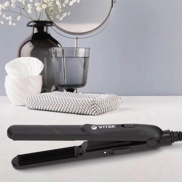 Placă pentru creponat Vitek VT-8296 25 W/ Black photo 6