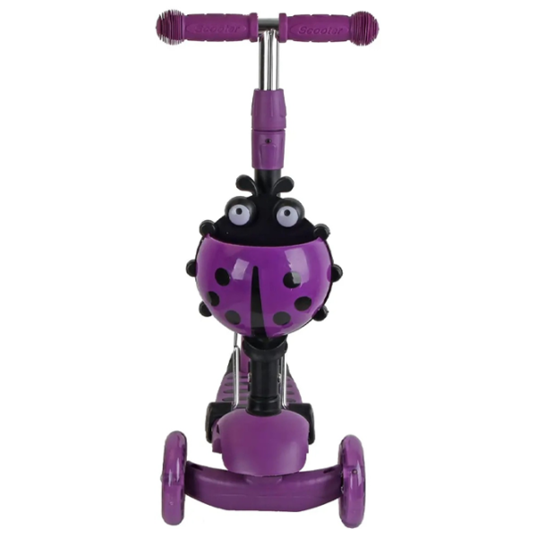 Детский трёхколёсный самокат Enero Balance 3 in 1 (1001680-002) 50 кг/ Фиолетовый photo 3