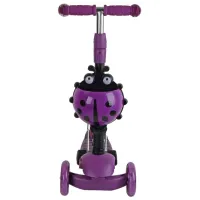 Trotinetă pentru copii cu trei roți Enero Balance 3 in 1 (1001680-002) 50 kg/ Violet photo 3