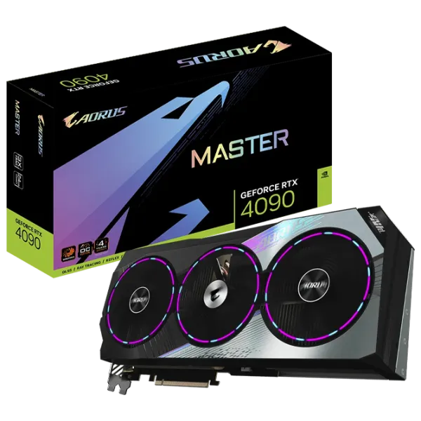 Видеокарта Gigabyte GeForce RTX 4090 Aorus Master PCI Express x16 4.0 / 24 ГБ photo 8 Видеокарта Gigabyte GeForce RTX 4090 Aorus Master PCI Express x16 4.0 / 24 ГБ photo 8