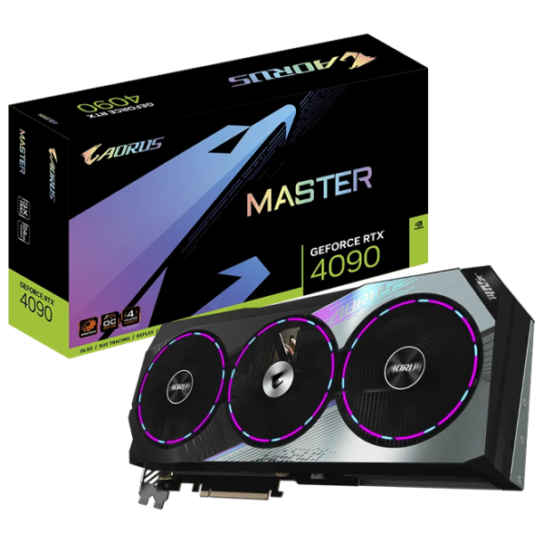 Видеокарта Gigabyte GeForce RTX 4090 Aorus Master PCI Express x16 4.0 / 24 ГБ photo 8 Видеокарта Gigabyte GeForce RTX 4090 Aorus Master PCI Express x16 4.0 / 24 ГБ photo 8