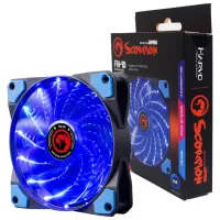 Cooler Marvo Fan FN-10 Blue Hidrodinamic/ 1200 rpm photo 5
