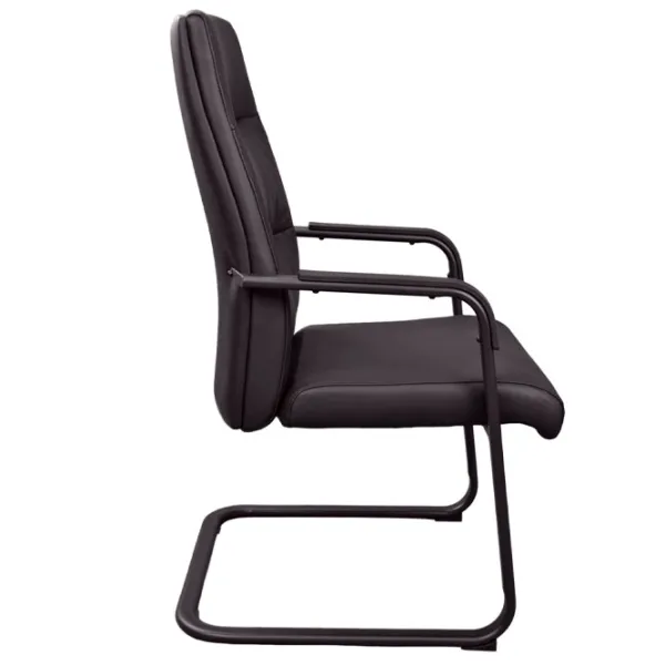 Scaun de birou DecoPrim Remo CF Piele artificială/ Black photo 3