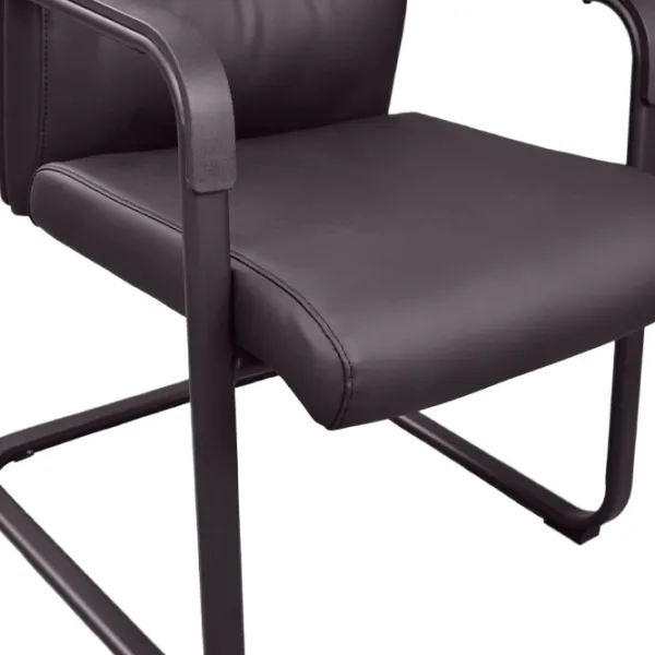 Scaun de birou DecoPrim Remo CF Piele artificială/ Black photo 5