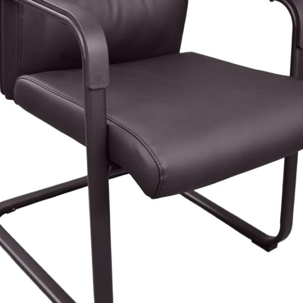 Scaun de birou DecoPrim Remo CF Piele artificială/ Black photo 5