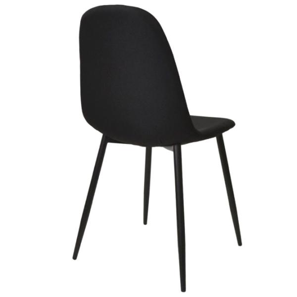 Scaun de bucătărie DecoPrim C-710 Stofă/ Black photo 3