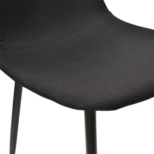 Scaun de bucătărie DecoPrim C-710 Stofă/ Black photo 5