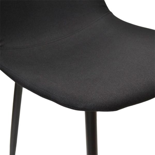 Scaun de bucătărie DecoPrim C-710 Stofă/ Black photo 5