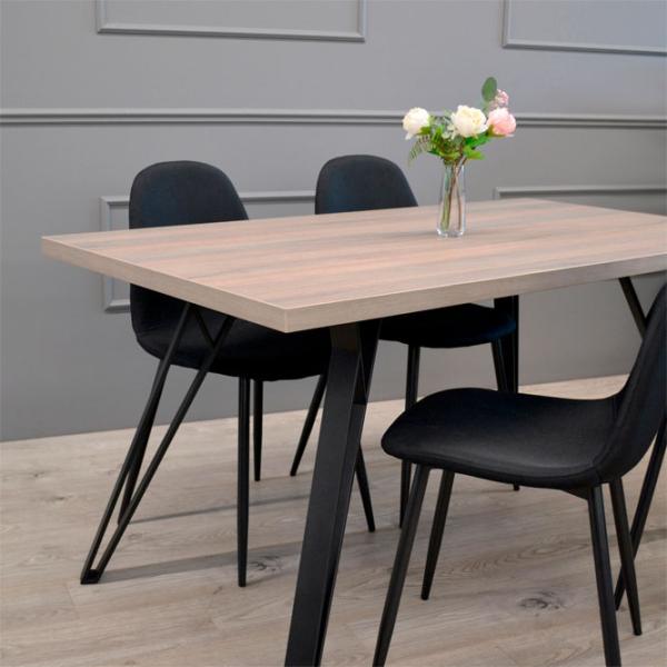 Scaun de bucătărie DecoPrim C-710 Stofă/ Black photo 9