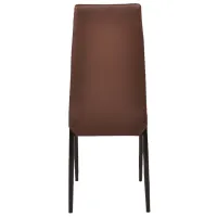 Scaun de bucătărie DecoPrim D-117 Piele artificială/ Brown photo 4