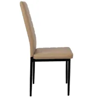 Scaun de bucătărie DecoPrim D-117 Piele artificială/ Cappucino photo 3