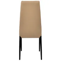 Scaun de bucătărie DecoPrim D-117 Piele artificială/ Cappucino photo 4