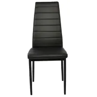 Scaun de bucătărie DecoPrim D-117 Piele artificială/ Black photo 2