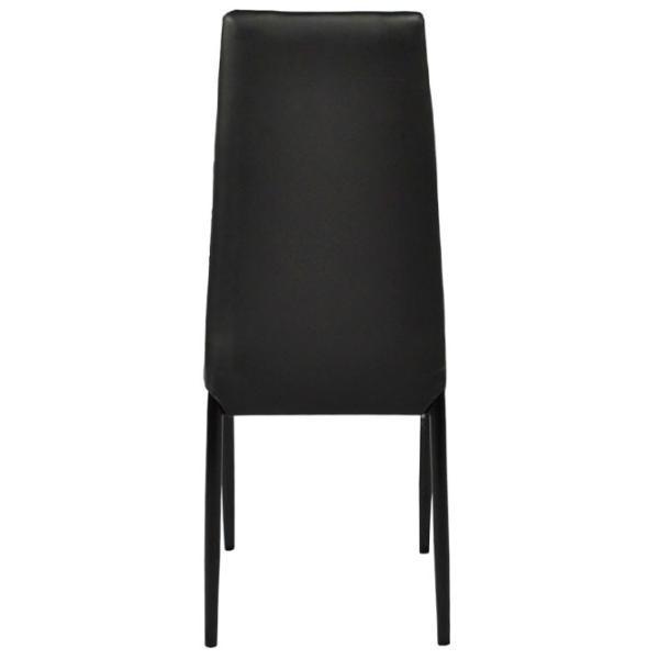 Scaun de bucătărie DecoPrim D-117 Piele artificială/ Black photo 4 Scaun de bucătărie DecoPrim D-117 Piele artificială/ Black photo 4