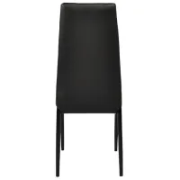 Scaun de bucătărie DecoPrim D-117 Piele artificială/ Black photo 4