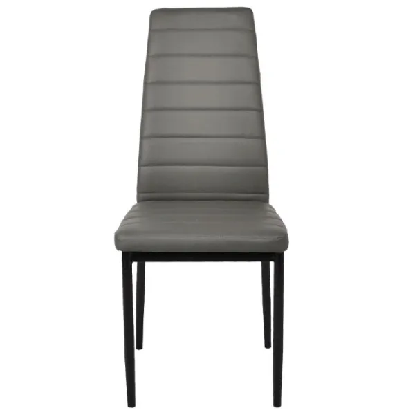 Scaun de bucătărie DecoPrim D-117 Piele artificială/ Gray photo 2 Scaun de bucătărie DecoPrim D-117 Piele artificială/ Gray photo 2