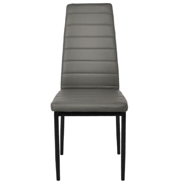Scaun de bucătărie DecoPrim D-117 Piele artificială/ Gray photo 2 Scaun de bucătărie DecoPrim D-117 Piele artificială/ Gray photo 2