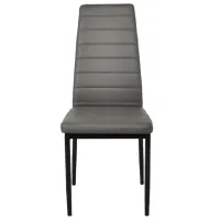 Scaun de bucătărie DecoPrim D-117 Piele artificială/ Gray photo 2