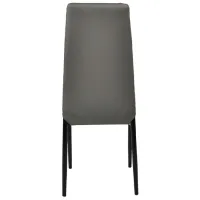Scaun de bucătărie DecoPrim D-117 Piele artificială/ Gray photo 4
