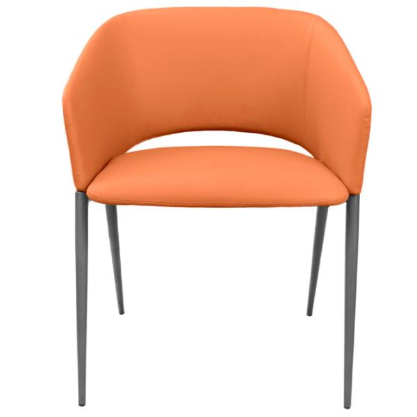 Fotoliu de birou DecoPrim U321 Piele artificială/ Orange photo 2 Fotoliu de birou DecoPrim U321 Piele artificială/ Orange photo 2