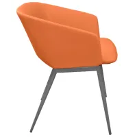 Fotoliu de birou DecoPrim U321 Piele artificială/ Orange photo 3