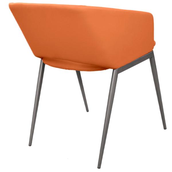 Fotoliu de birou DecoPrim U321 Piele artificială/ Orange photo 4 Fotoliu de birou DecoPrim U321 Piele artificială/ Orange photo 4