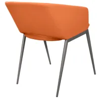 Fotoliu de birou DecoPrim U321 Piele artificială/ Orange photo 4