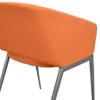 Fotoliu de birou DecoPrim U321 Piele artificială/ Orange photo 6
