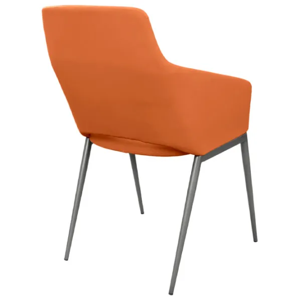 Fotoliu de birou DecoPrim U322 Piele artificială/ Orange photo 4 Fotoliu de birou DecoPrim U322 Piele artificială/ Orange photo 4