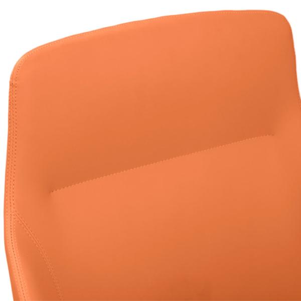 Fotoliu de birou DecoPrim U322 Piele artificială/ Orange photo 5 Fotoliu de birou DecoPrim U322 Piele artificială/ Orange photo 5