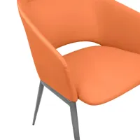 Fotoliu de birou DecoPrim U322 Piele artificială/ Orange photo 6