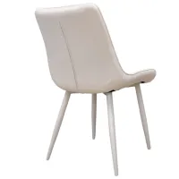 Scaun de bucătărie DecoPrim Hans Stofă/ White Black photo 4