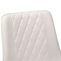 Scaun de bucătărie DecoPrim Hans Stofă/ White Black photo 6