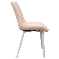 Scaun de bucătărie DecoPrim Hans Stofă/ Beige Black photo 3