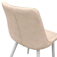 Scaun de bucătărie DecoPrim Hans Stofă/ Beige Black photo 6
