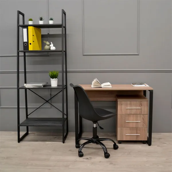 Fotoliu de birou DecoPrim F-2002 Piele artificială/ Black photo 7 Fotoliu de birou DecoPrim F-2002 Piele artificială/ Black photo 7