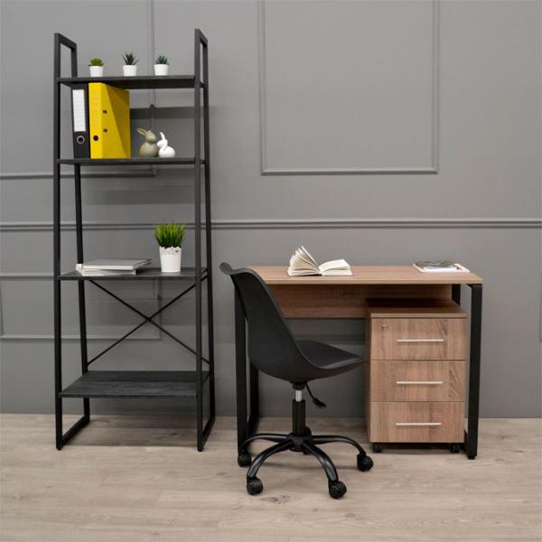 Fotoliu de birou DecoPrim F-2002 Piele artificială/ Black photo 7 Fotoliu de birou DecoPrim F-2002 Piele artificială/ Black photo 7