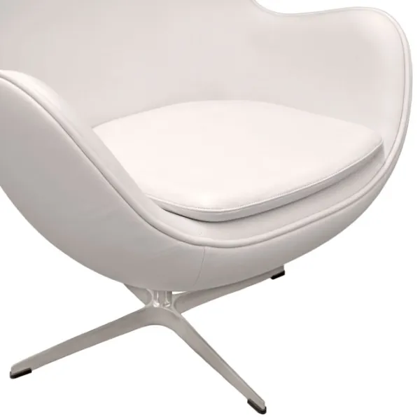 Fotoliu de birou DecoPrim F-8007 Piele artificială/ White photo 5 Fotoliu de birou DecoPrim F-8007 Piele artificială/ White photo 5