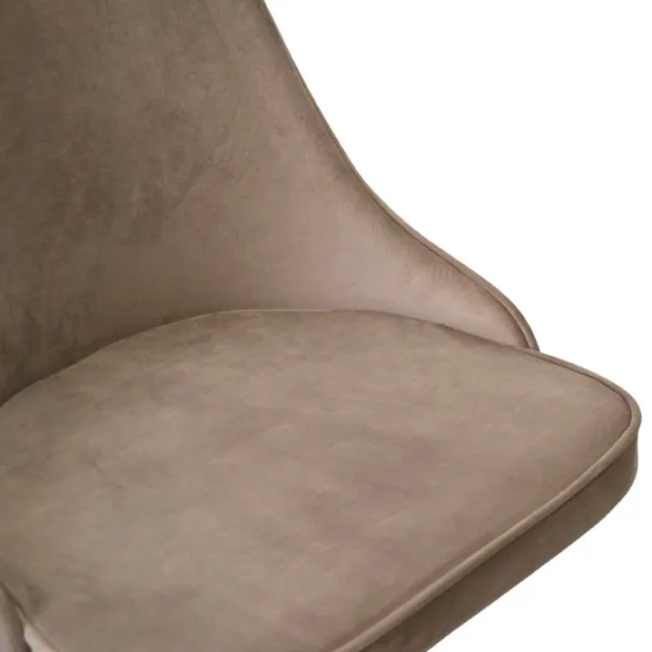 Fotoliu de birou DecoPrim 9019 Stofă/ Beige photo 6 Fotoliu de birou DecoPrim 9019 Stofă/ Beige photo 6